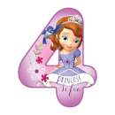 Sofia the First Number 4 Edible Icing Image